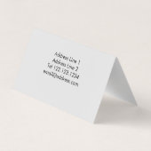 Pebbles名刺 名刺 (裏面)