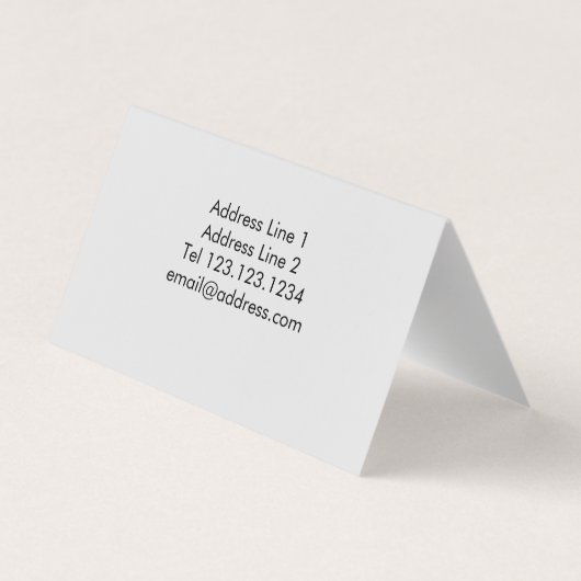 Pebbles名刺 名刺 (裏面)