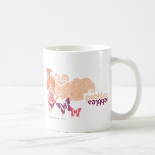 PEBBLES™および蝶 コーヒーマグカップ