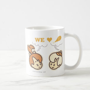 PEBBLES™およびBam Bam愛食糧 コーヒーマグカップ
