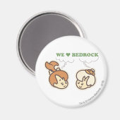 PEBBLES™とBam Bam Love Bedlock マグネット (正面/裏面)