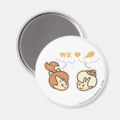 PEBBLES™とBam Bam Love Food マグネット (正面/裏面)