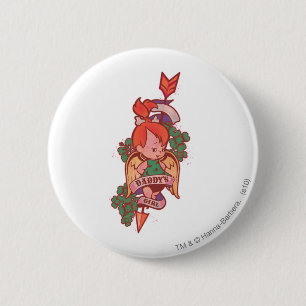 PEBBLES™のお父さんの女の子 缶バッジ