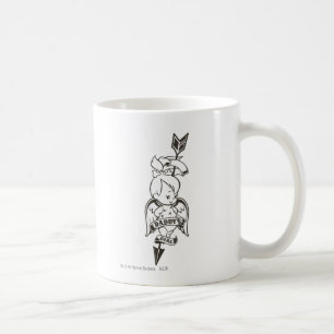 PEBBLES™のお父さんの女の子B&W コーヒーマグカップ