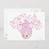 PEBBLES™の星のプリント ポストカード (正面/裏面)