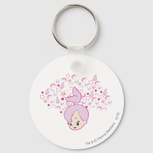 PEBBLES™スタープリント キーホルダー (正面)