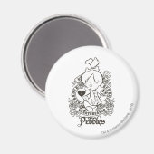 PEBBLES™ハートブレイカーB&W マグネット (正面/裏面)