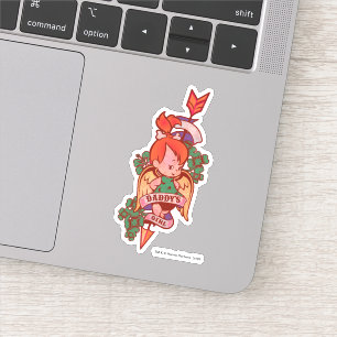 PEBBLES™パパの女の子 シール