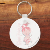 PEBBLES™ピンク キーホルダー (正面)