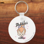 PEBBLES™星とハート キーホルダー (正面)