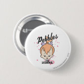 PEBBLES™星とハート 缶バッジ (正面&裏面)