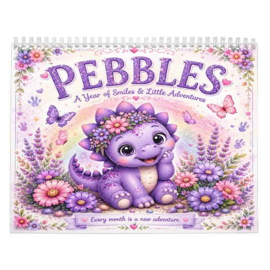 Pebbles – 笑顔と小さな冒険の1年 カレンダー (カバー)
