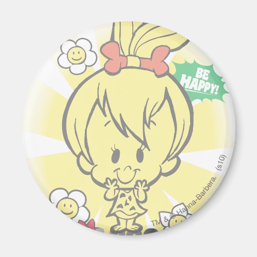 PEBBLES™素晴恋しく思らしい マグネット (正面)