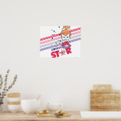 PEBBLES™輝く星 ポスター (キッチン)