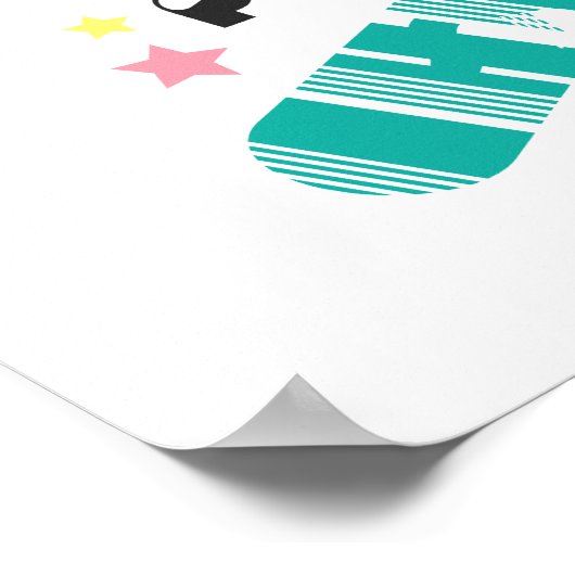 PEBBLES™ 80sパンク ポスター (角)