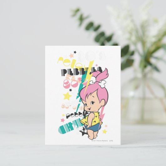 PEBBLES™ 80sパンク ポストカード (スタンド正面)