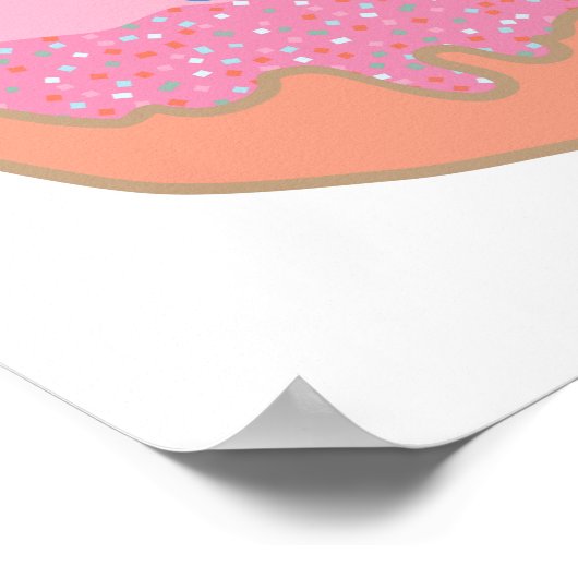 PEBBLES™ inドーナツ ポスター (角)