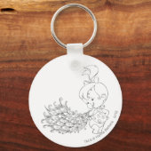 PEBBLES™ In Peacock キーホルダー (正面)