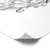 PEBBLES™ In Peacock ポスター (角)