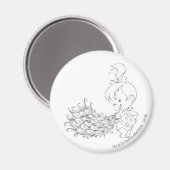 PEBBLES™ In Peacock マグネット (正面/裏面)