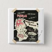 PEBBLES™ Punk Rock Legend 缶バッジ (正面)