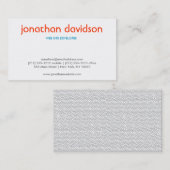 PEBBLES TYPOGRAPHIC (Horizontal)名刺 名刺 (正面/裏面)