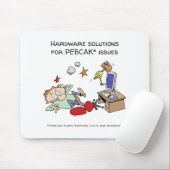 PEBCAKの技術サポートの漫画のためのハードウェア解決 マウスパッド (マウス)