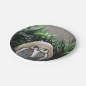 Pebguins Stone Plantフォト紙プレート7 in ペーパープレート (アングル)