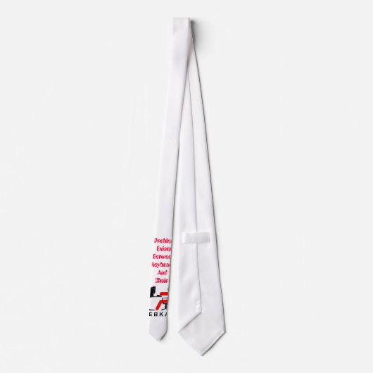 PEBKACのタイ ネクタイ (裏面)