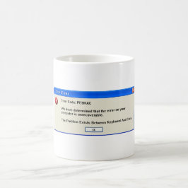 PEBKACの重大エラー コーヒーマグカップ
