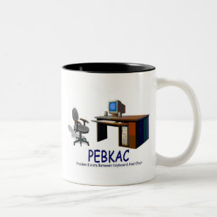 PEBKAC ツートーンマグカップ