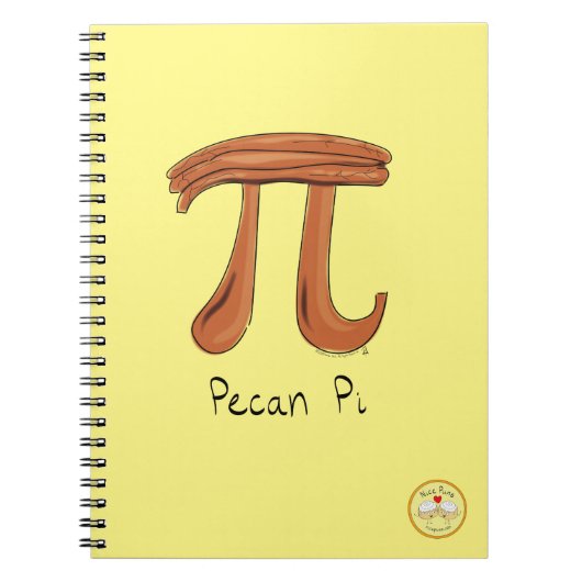 Pecan Piかわいい数学Piデイノートブック ノートブック (正面)