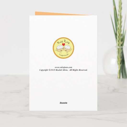 Pecan Pi - Pi日Math Greeting Card カード (裏面)