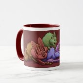 Peckish子犬の山 マグカップ (正面左)