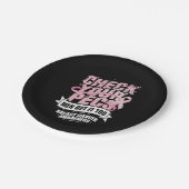 Pecs男性乳がん認識度の確認 ペーパープレート (アングル)