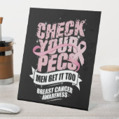 Pecs男性乳がん認識度の確認 台座サイン (インサイチュ)