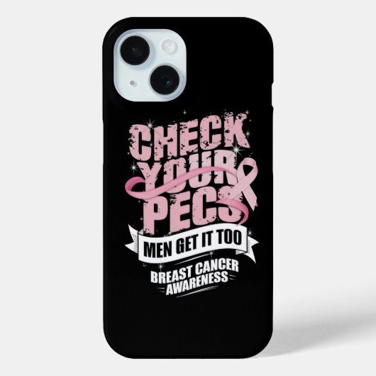 Pecs男性乳がん認識度の確認 Case-Mate iPhoneケース (裏面)