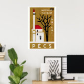Pecs Church - Matchbox Print - Aesthetic Wall Art ポスター (ホームオフィス)