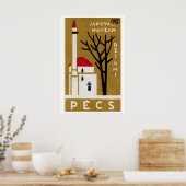Pecs Church - Matchbox Print - Aesthetic Wall Art ポスター (キッチン)