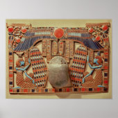 Pectoral decorated with the winged scarab ポスター (正面)