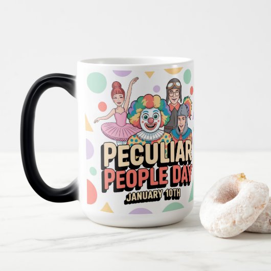  Peculiar People Day Morphing Mug モーフィングマグカップ (ドーナツ)