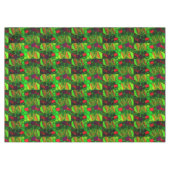 Pedaços de cores, círculos e formas arredondadas. テーブルクロス (正面(横))