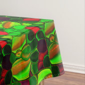 Pedaços de cores, círculos e formas arredondadas. テーブルクロス (インサイチュ)