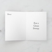 PedagogyGreetingsカード: サッサフラスほうき カード (内部)