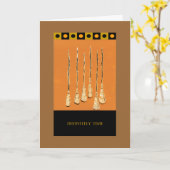 PedagogyGreetingsカード: サッサフラスほうき カード (黄色い花)