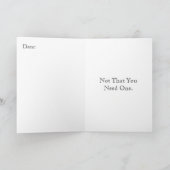 PedagogyGreetingsカード: ベビーのブーイング カード (内部)