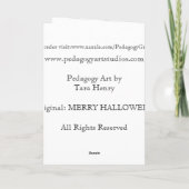 PedagogyGreetingsカード: メリーなハロウィン シーズンカード (裏面)