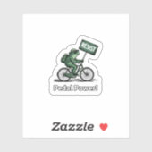 : Pedal Power! Resist Frog Sticker シール (シート)