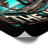 Pedal To The Metal - Funny Sewing Quote  ポスター (角)