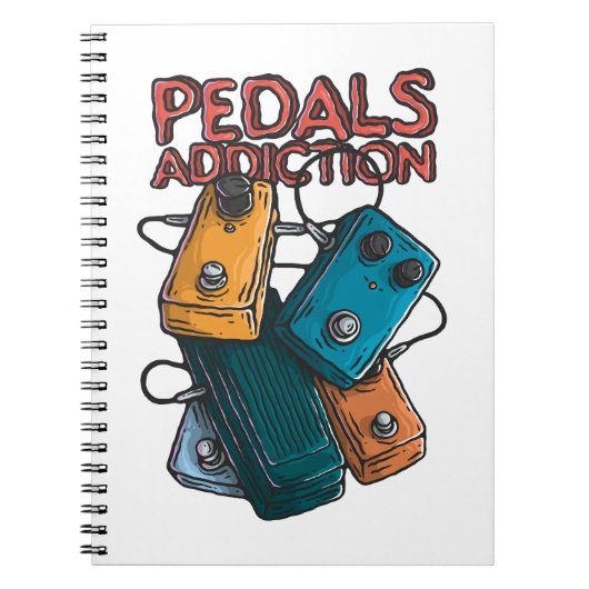 Pedals addiction ノートブック (正面)
